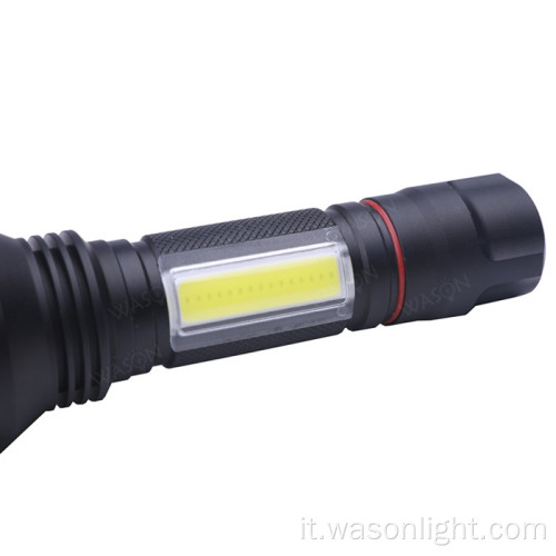 Attrezzatura per esterni portatile tattico tattico a fuoco ad alta potenza LED kit di prezzi di luce ricaricabile ricaricabile Torcia